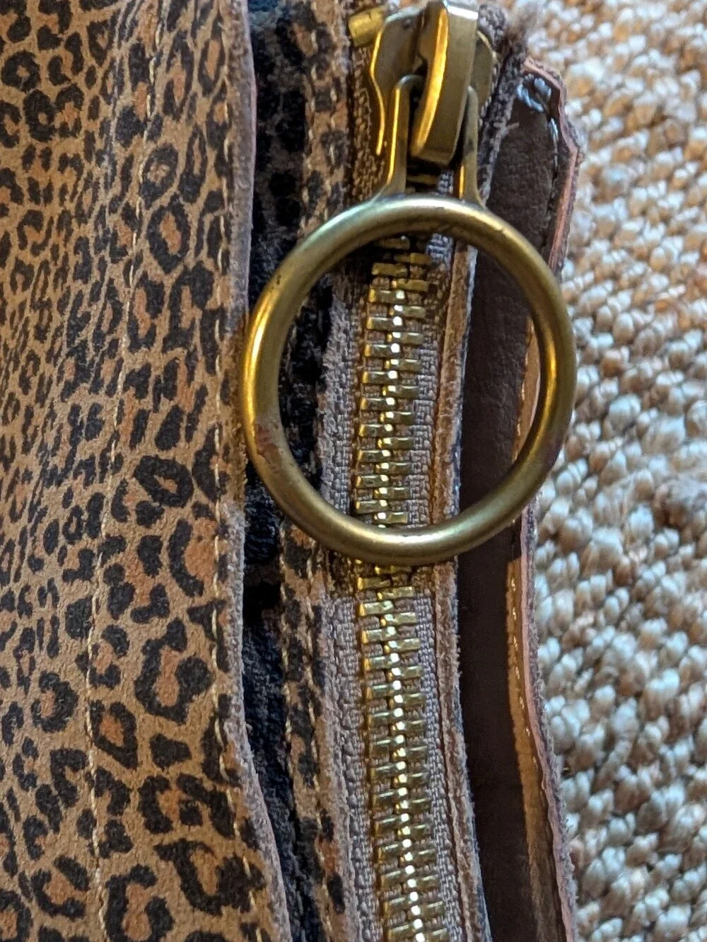 Lucky Brand Leopard Print Ankle Boots